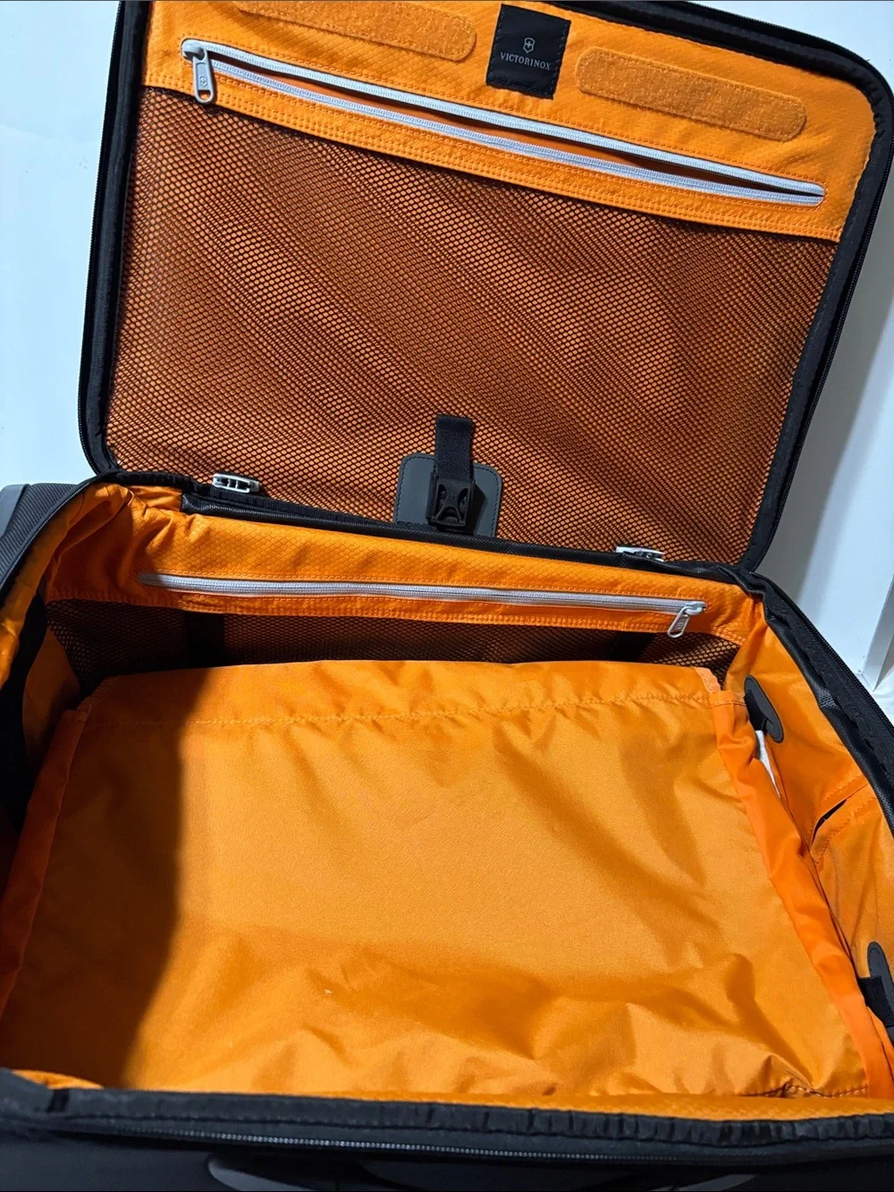 Victorinox Black Softshell Carry-On Spinner with Grey Accents